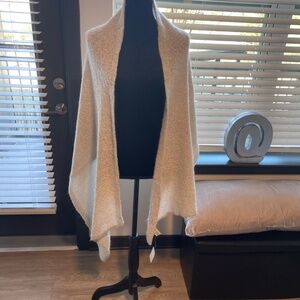 Brand New NWT Free People Long "Barely Grey" Scarf/Shawl/Wrap